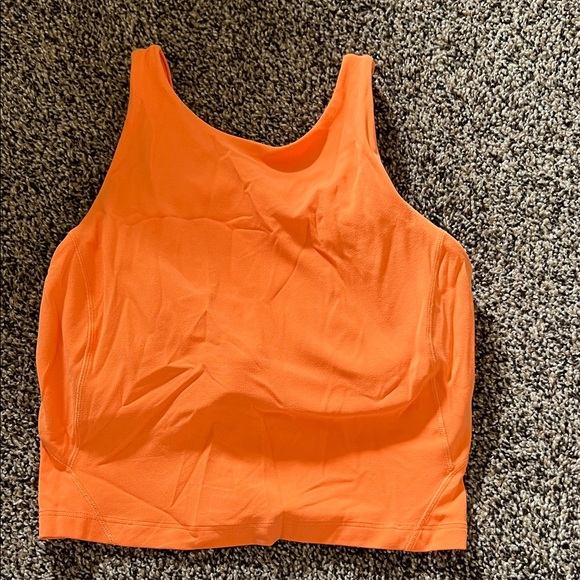 Lululemon Athletica Orange Creamsicle tank - Picture 1 of 2